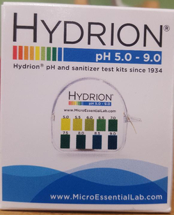 pH ion Test Strips